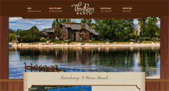 Desktop Screenshot of 3riversranch.com